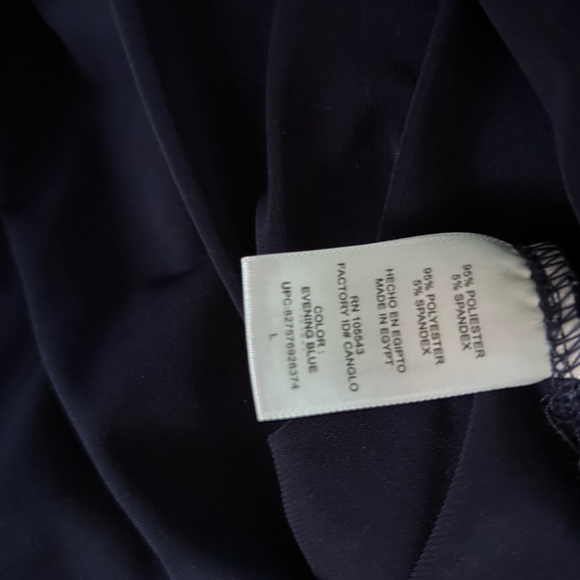 Daisy Fuentes pull over Maxi Dress in Navy Blue size Large - Picture 11 of 13